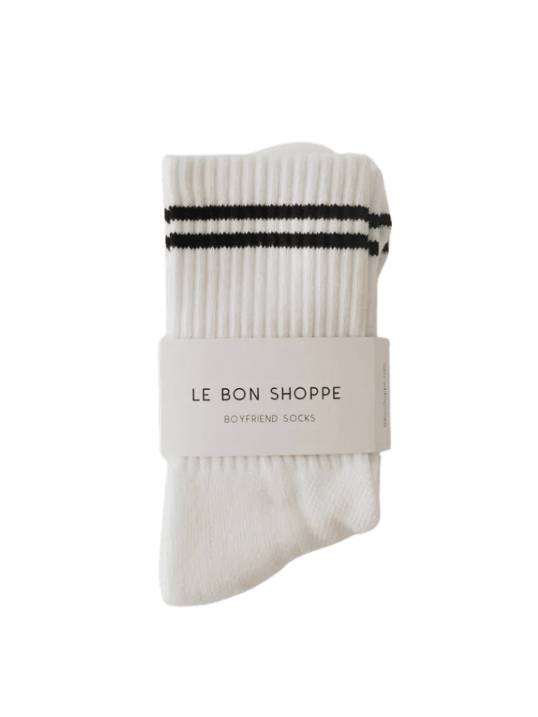 Le Bon Shoppe Boyfriend Socks - Classic White | Twentyseven Toronto