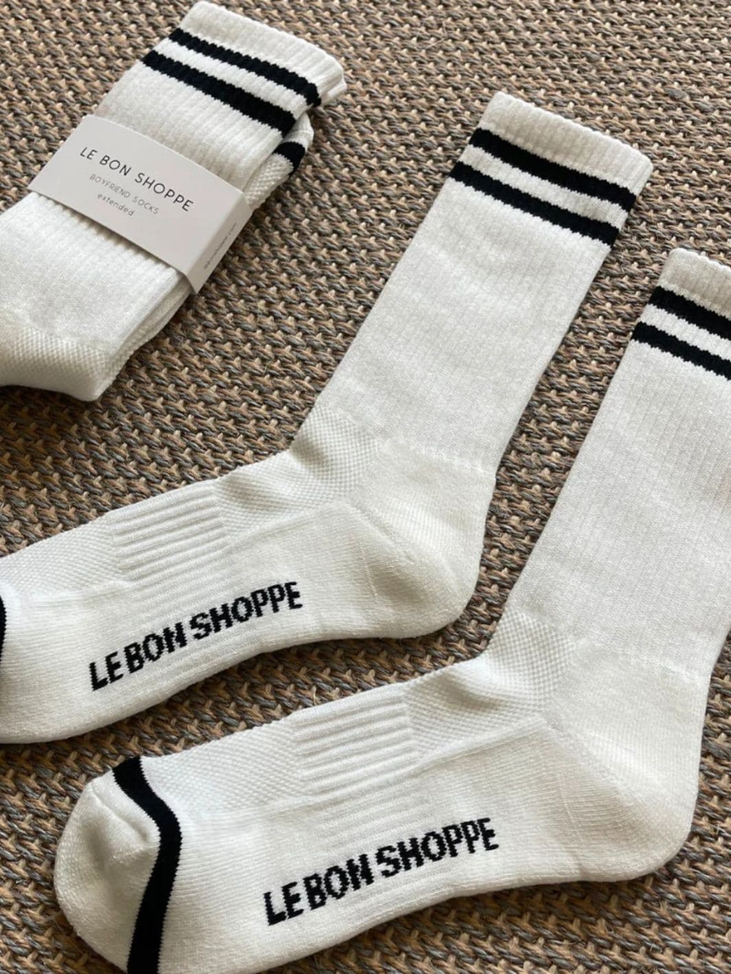 Le Bon Shoppe Boyfriend Socks - Classic White | Twentyseven Toronto