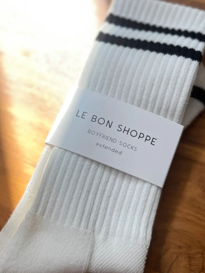 Le Bon Shoppe Boyfriend Socks - Classic White | Twentyseven Toronto