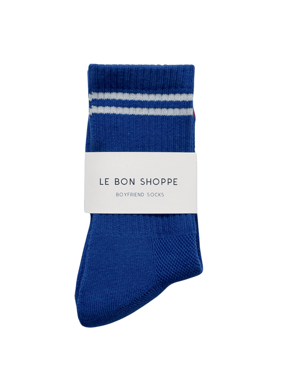 Le Bon Shoppe Boyfriend Socks - Cobalt | Twentyseven Toronto