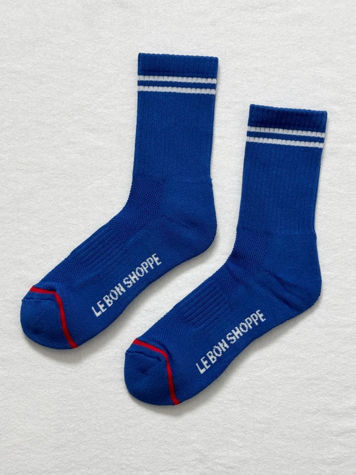 Le Bon Shoppe Boyfriend Socks - Cobalt | Twentyseven Toronto