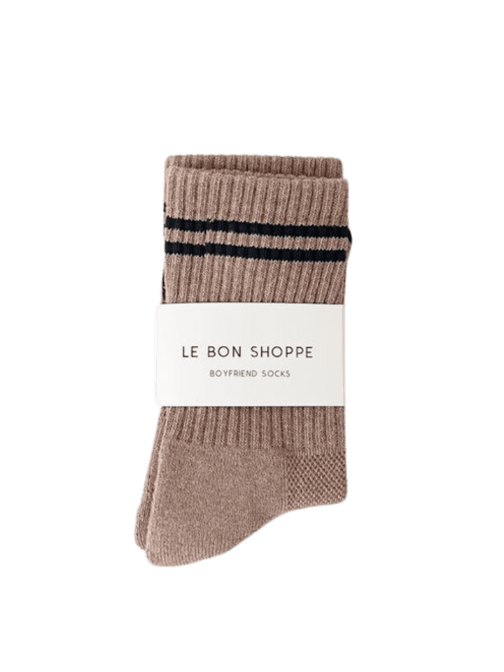 Boyfriend Socks - Cocoa