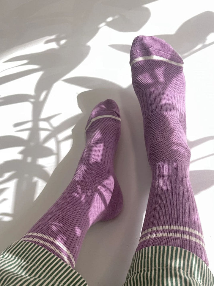 Le Bon Shoppe Boyfriend Socks - Grape | Twentyseven Toronto