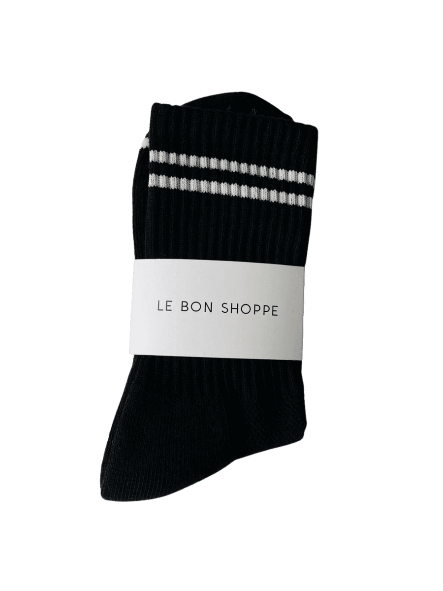 Le Bon Shoppe Boyfriend Socks - Noir | Twentyseven Toronto