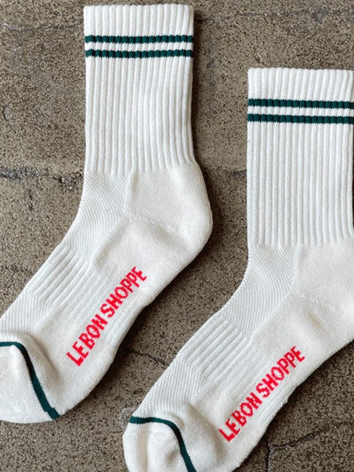 Le Bon Shoppe Boyfriend Socks - Parchment | Twentyseven Toronto