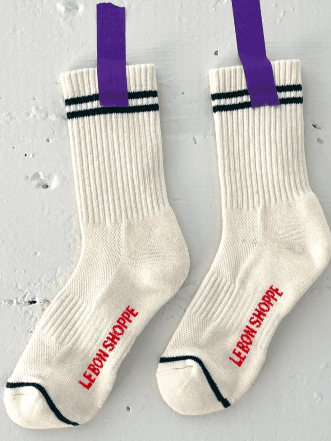 Le Bon Shoppe Boyfriend Socks - Parchment | Twentyseven Toronto