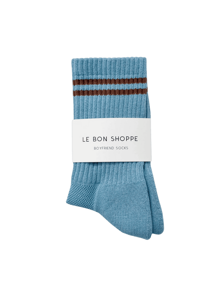 Le Bon Shoppe Boyfriend Socks - Powder Blue | Twentyseven Toronto