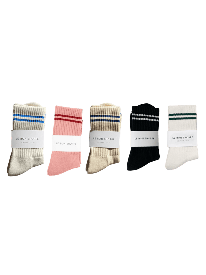 Le Bon Shoppe Boyfriend Sock Best Sellers Set - Set of 5 | Twentyseven Toronto