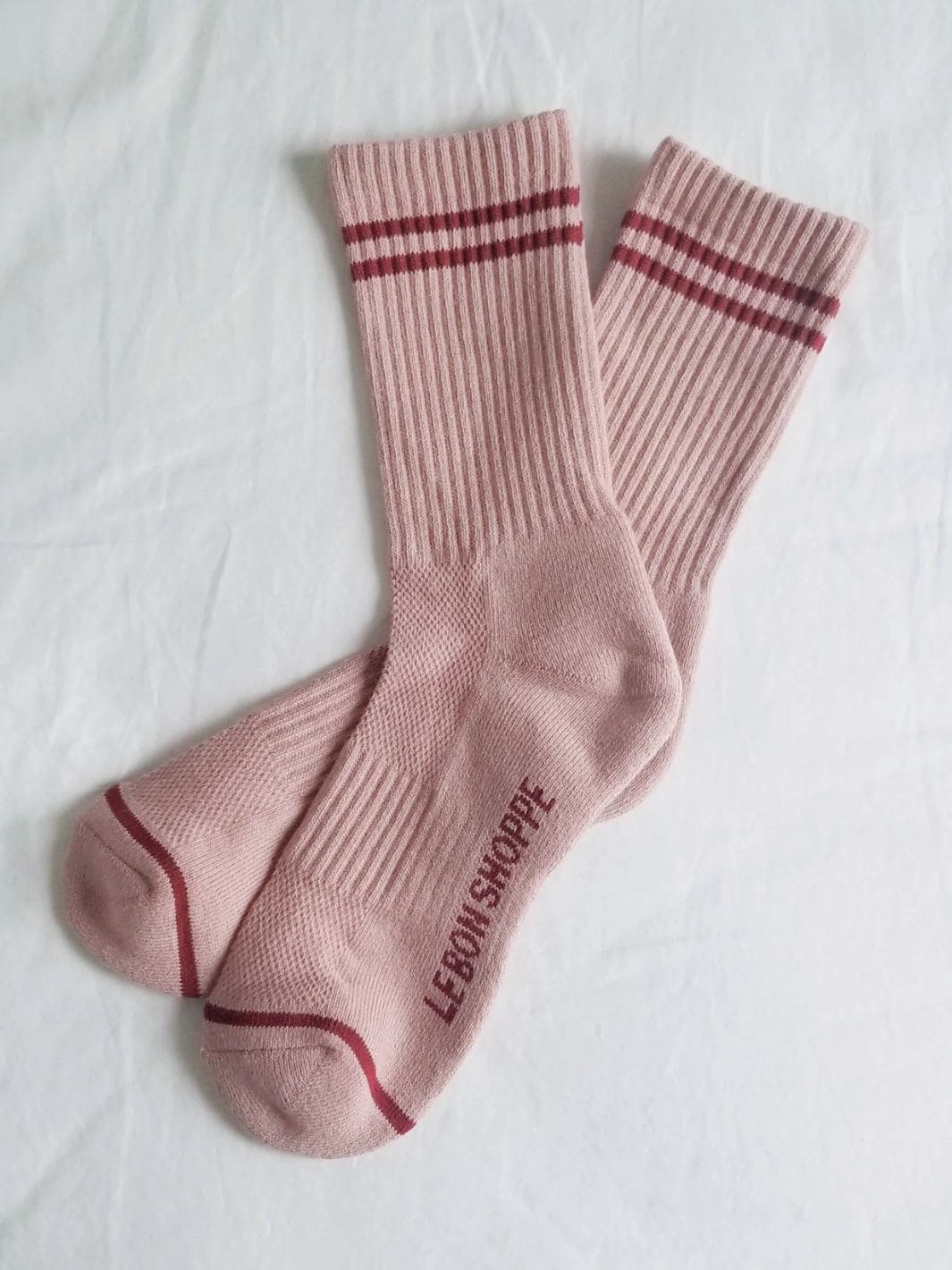 Le Bon Shoppe Boyfriend Socks - Vintage Pink | Twentyseven Toronto