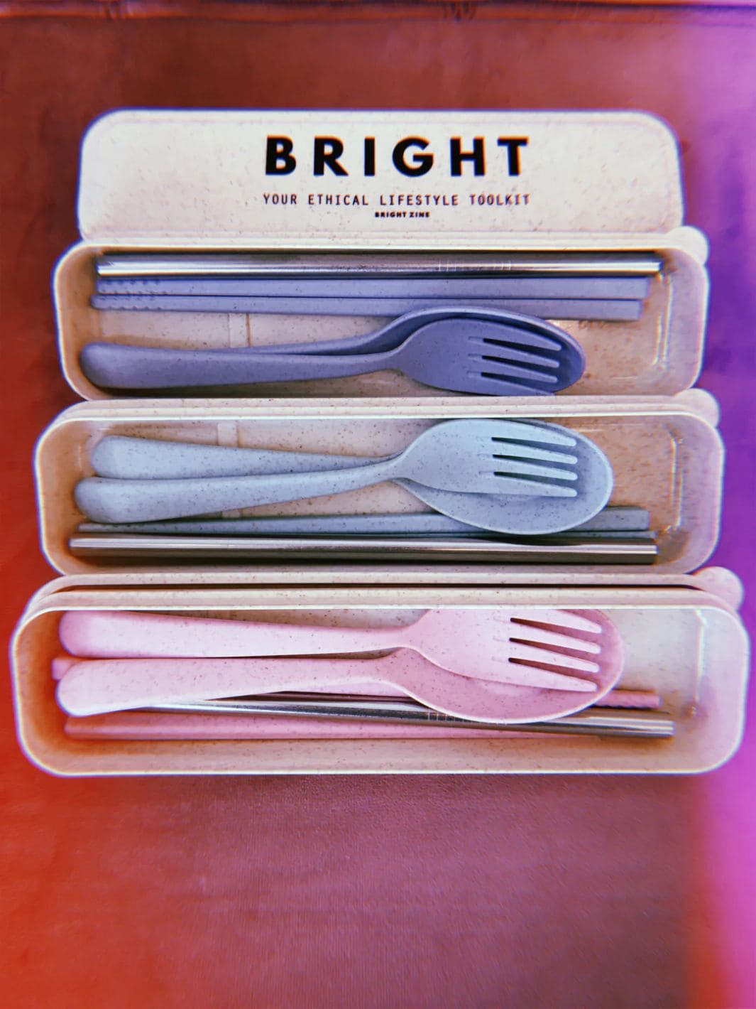 Brightzine Bright Reusable Cutlery Sets | Twentyseven Toronto