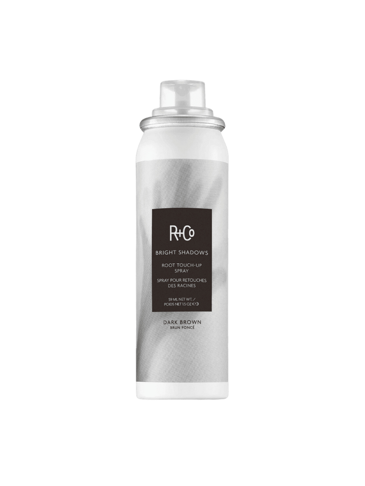 R+Co Bright Shadows Root Touch Up Spray in Dark Brown | Twentyseven Toronto