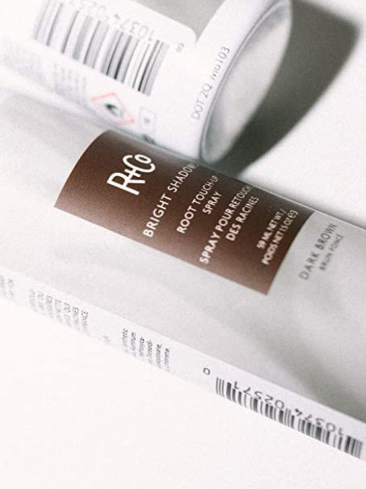 R+Co Bright Shadows Root Touch Up Spray in Dark Brown | Twentyseven Toronto