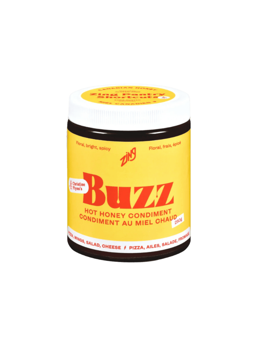 Zing Pantry Shortcuts Christine Flynn's Buzz Hot Honey Condiment | Twentyseven Toronto
