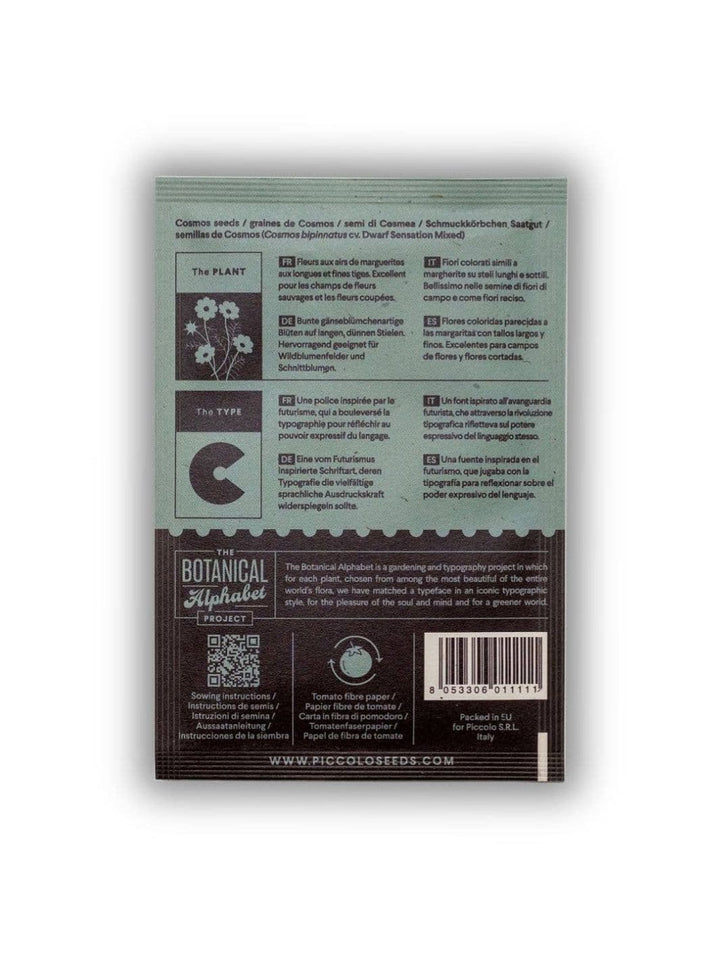 Piccolo Seeds C - Cosmos Seed Pack | Twentyseven Toronto