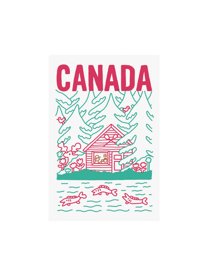 Paperole CABANE AU CANADA — Postcard by Benoit Tardif | Twentyseven Toronto