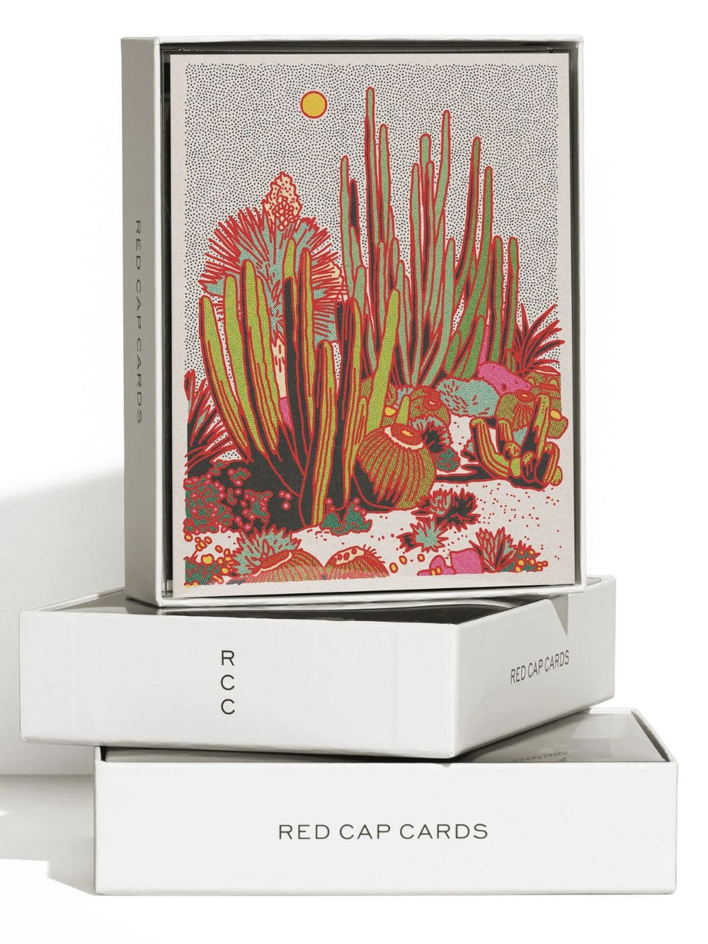 Red Cap Cards Cactus Scene Everyday Greeting Card by Caroline Clark | Twentyseven Toronto