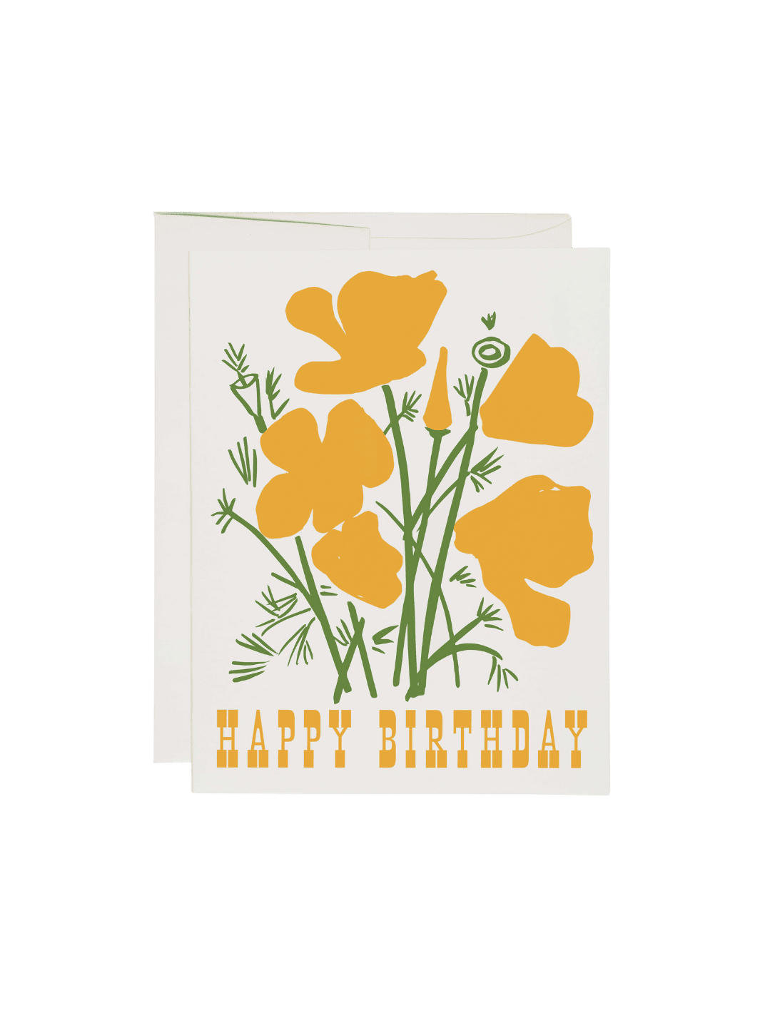 Red Cap Cards California Poppy Birthday Greeting Card by Eric Pfleeger | Twentyseven Toronto