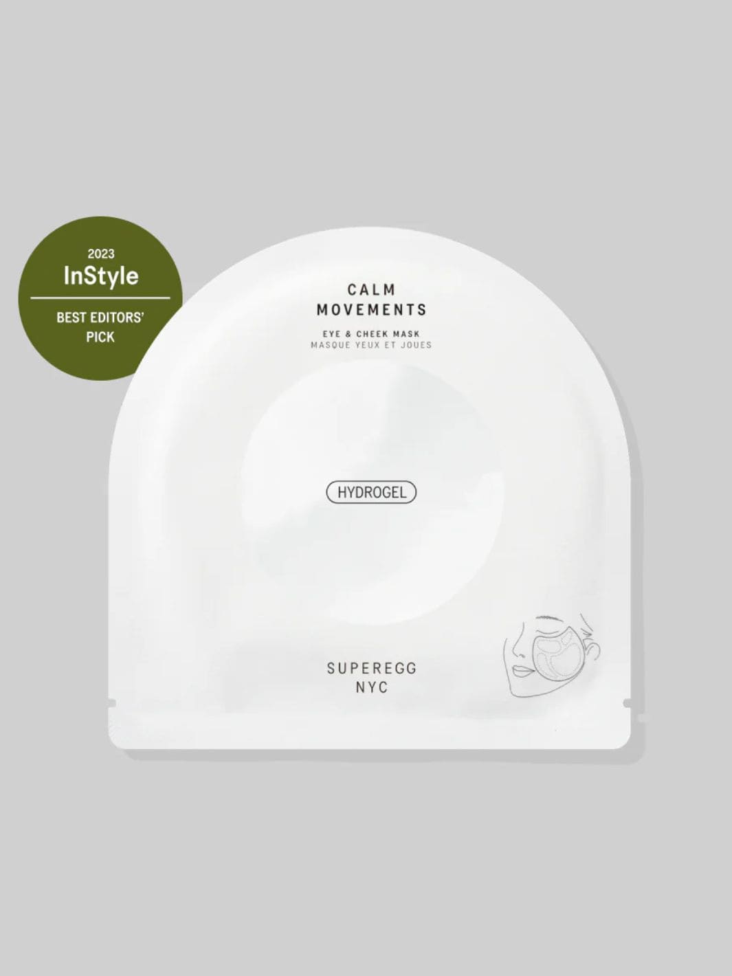 Superegg Calm Movements Eye & Cheek Mask (Pack of 5) | Twentyseven Toronto