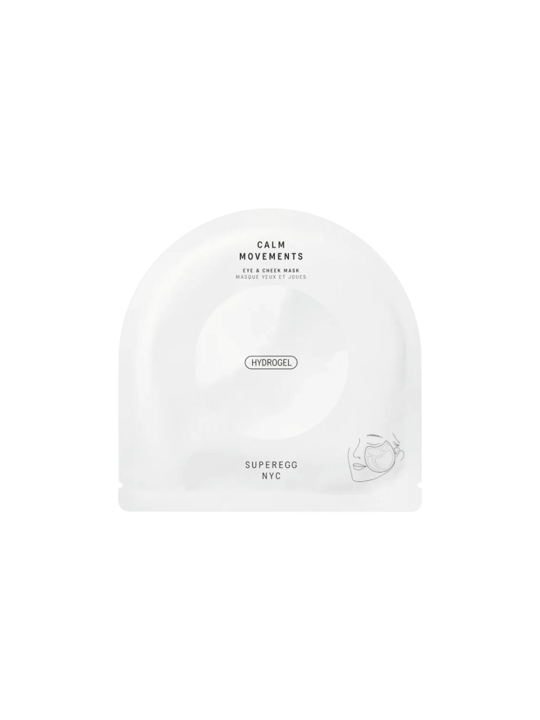 Superegg Calm Movements Eye & Cheek Mask (Single) | Twentyseven Toronto