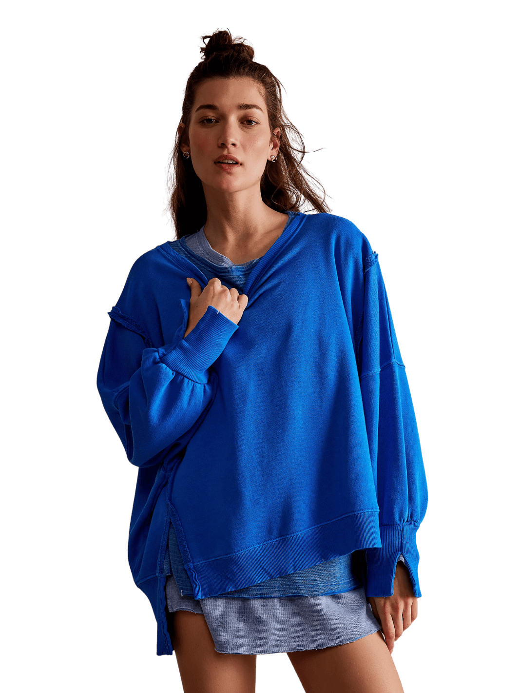 Free People Camden Sweatshirt - Lake Victoria | Twentyseven