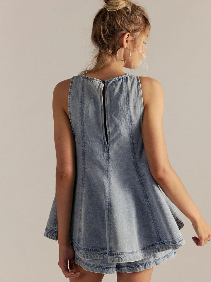 Free People Cassius Denim Set in Bleachout | Twentyseven Toronto
