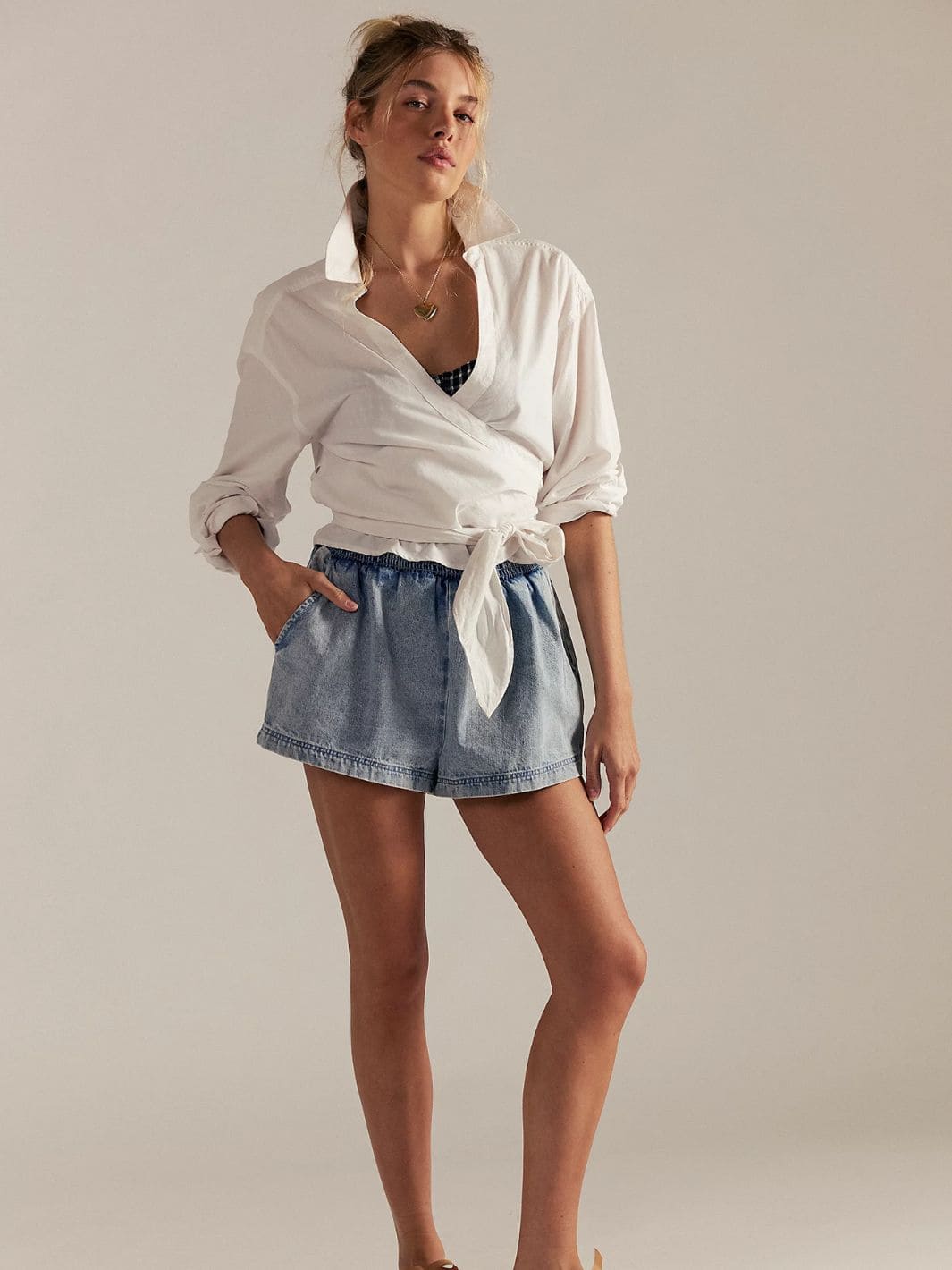 Free People Cassius Denim Set in Bleachout | Twentyseven Toronto