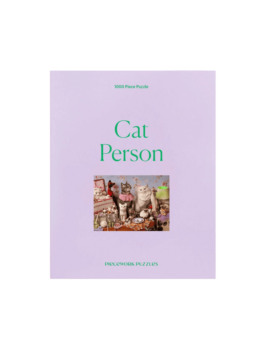 Piecework Puzzles Cat Person 1000 Piece Puzzle | Twentyseven Toronto