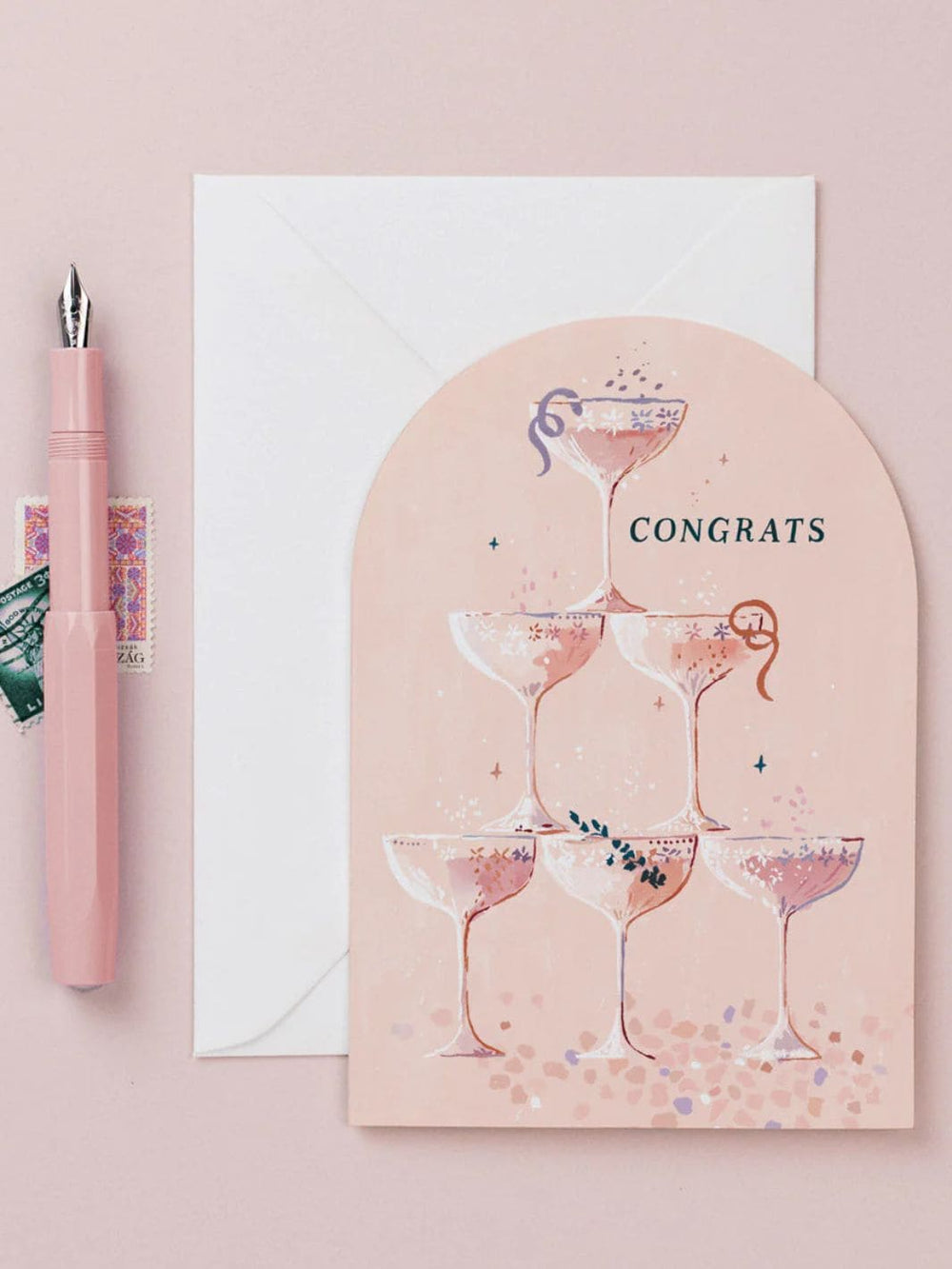 Sister Paper Co. Champagne Congratulations Card | Engagement | Wedding Cards | Twentyseven Toronto
