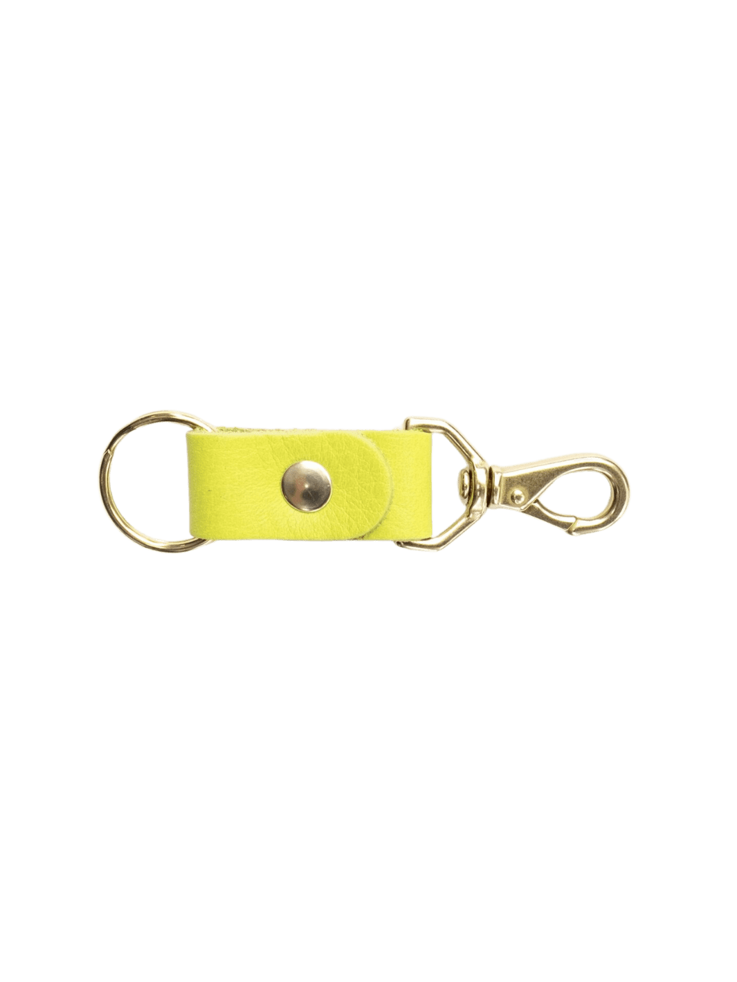 Primecut Chartreuse Leather Keychain | Twentyseven Toronto