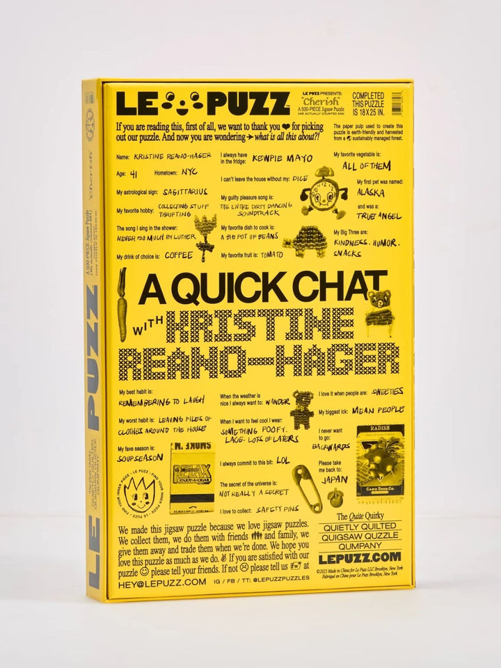 Le Puzz Cherish 500 Piece Puzzle | Twentyseven Toronto