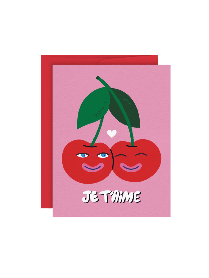 Paperole CHERRIES — Greeting Card by Laurianne Poirier | Twentyseven Toronto
