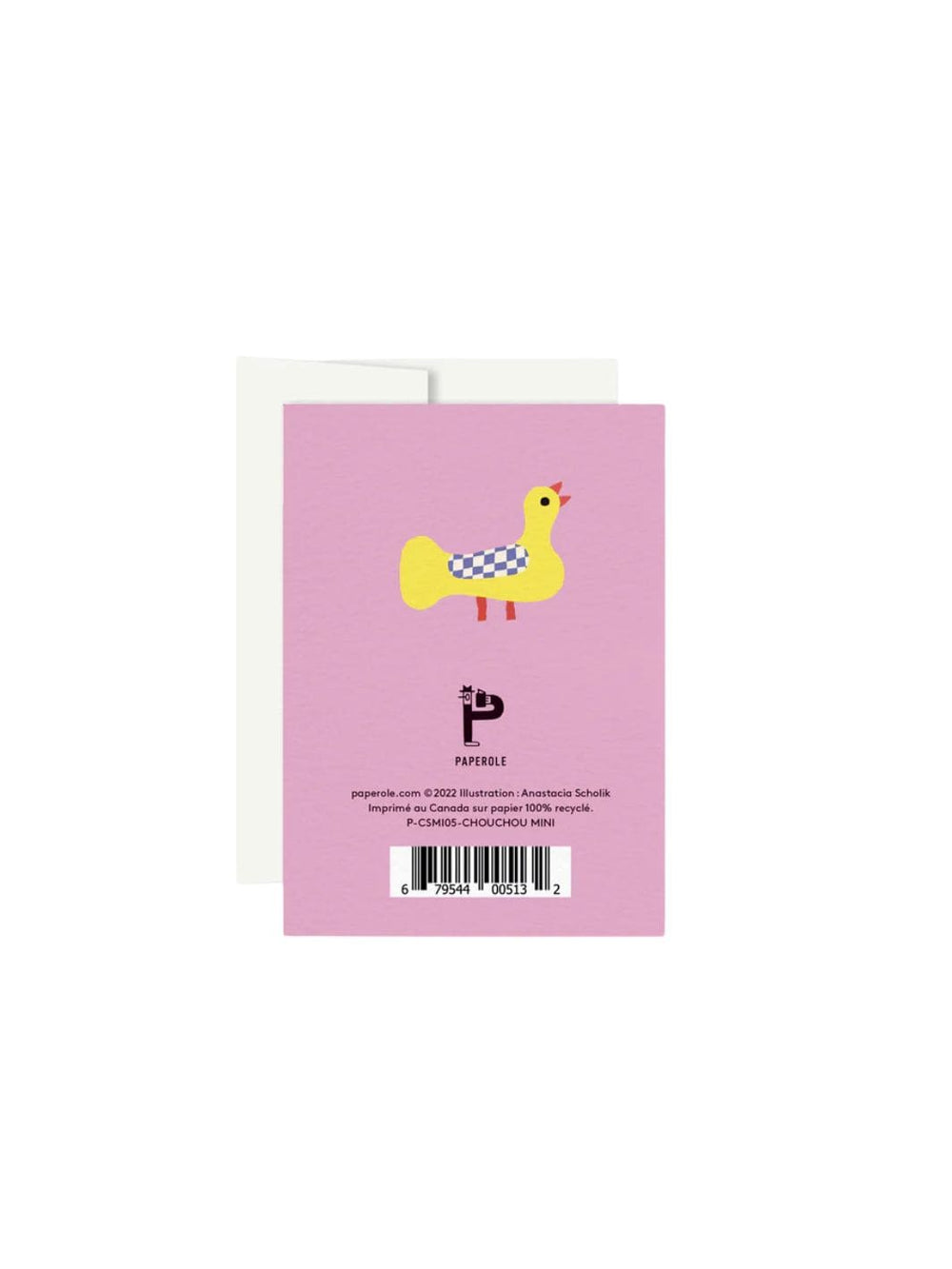 Paperole CHOUCHOU  — Miniature Greeting Card by Anastacia Sholik | Twentyseven Toronto