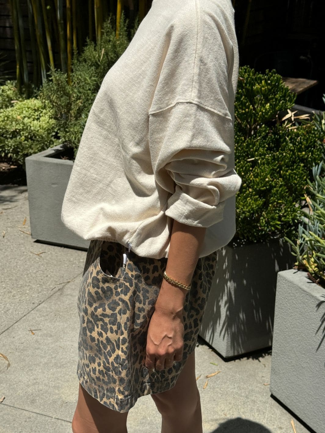 シャルボン LEOPARD 10 POCKETS SHORT LEGGINGS シャルボン LEOPARD 10 POCKETS SHORT LEGGINGS シャルボン