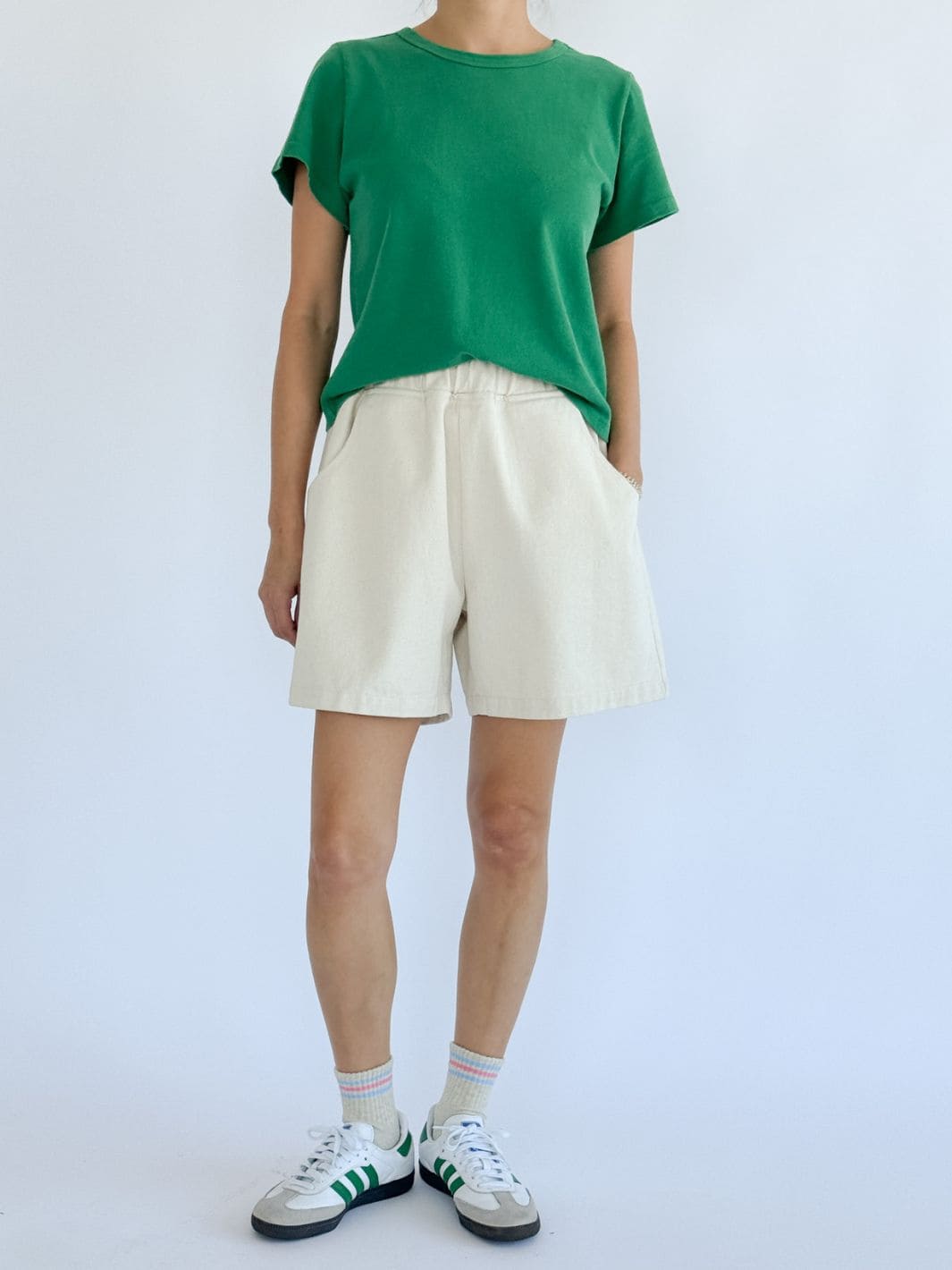 Le Bon Shoppe City Shorts in Naturel | Twentyseven Toronto