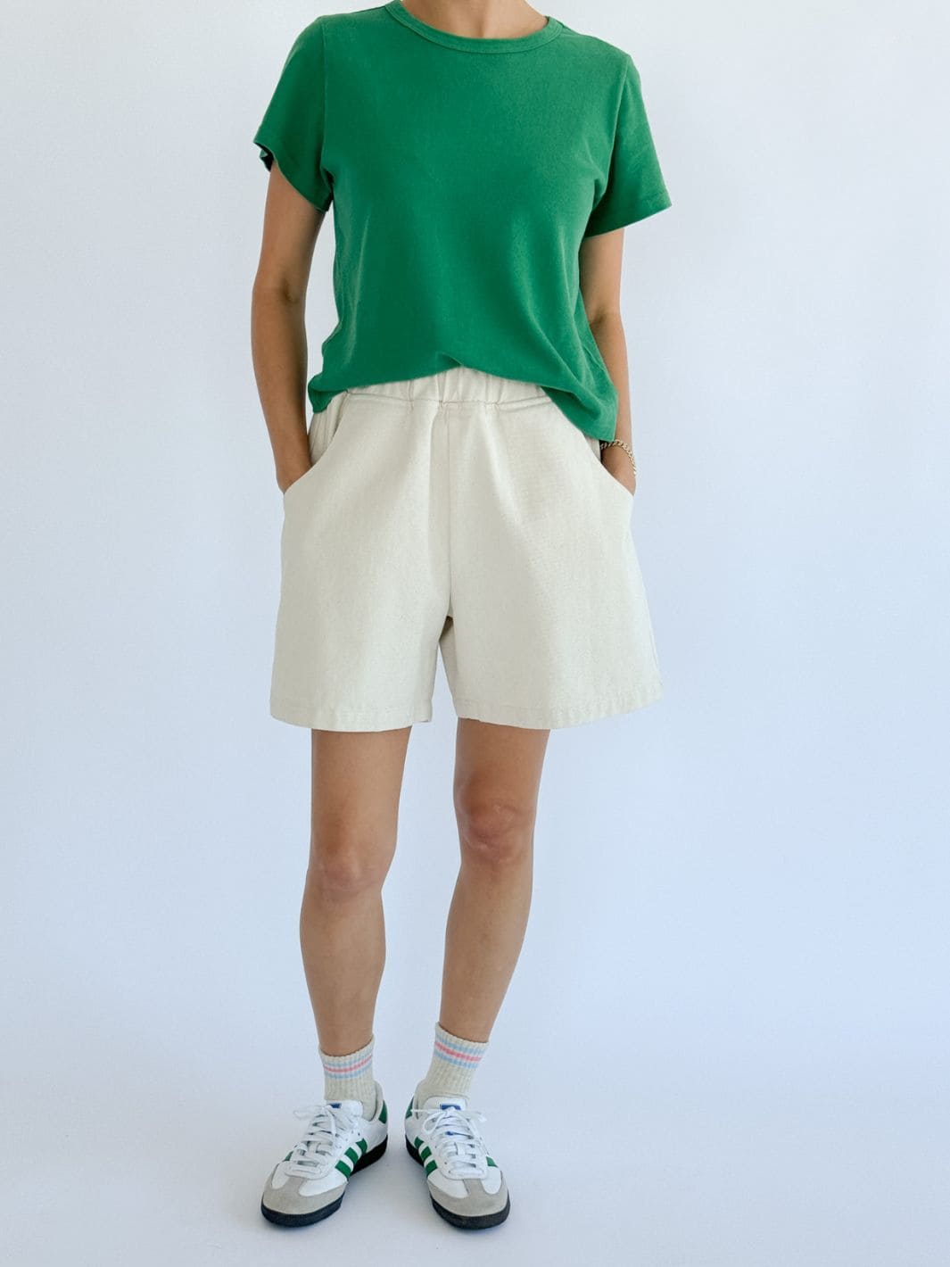 Le Bon Shoppe City Shorts in Naturel | Twentyseven Toronto