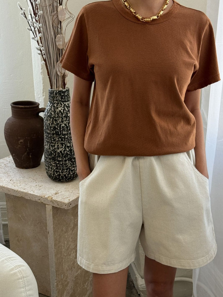 Le Bon Shoppe City Shorts in Naturel | Twentyseven Toronto