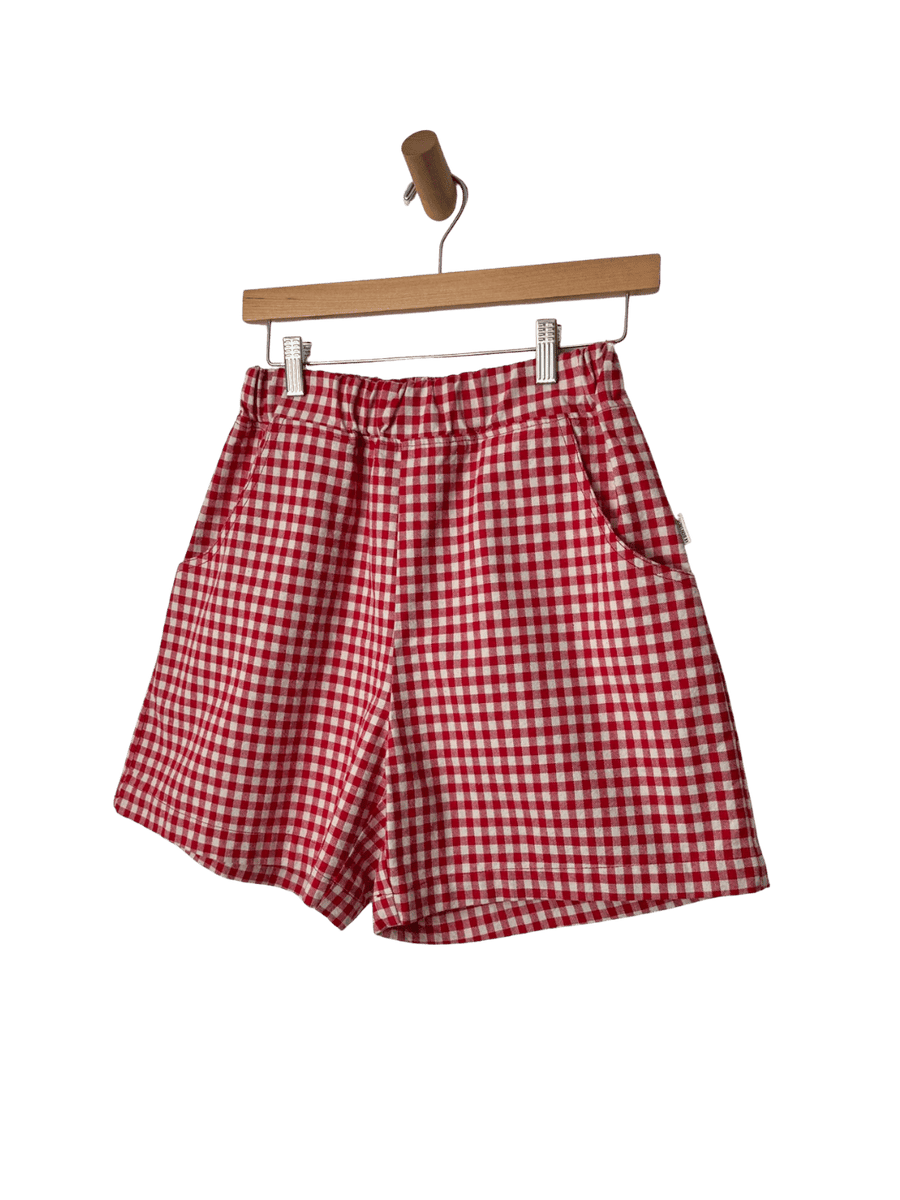 Le Bon Shoppe City Shorts in Red Gingham | Twentyseven Toronto