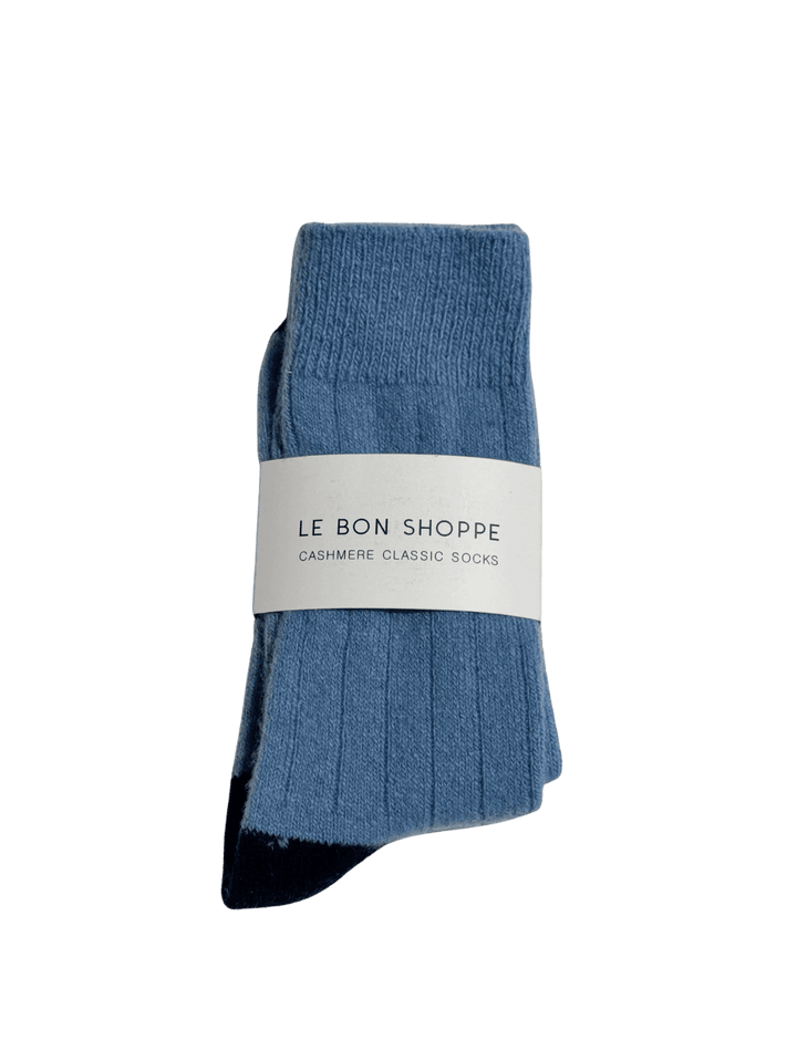 Le Bon Shoppe Classic Cashmere Socks - Bluebell | Twentyseven Toronto