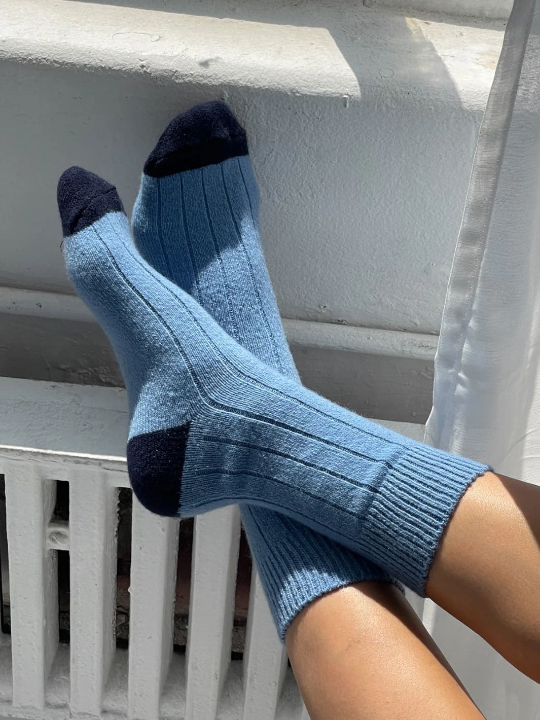 Le Bon Shoppe Classic Cashmere Socks - Bluebell | Twentyseven Toronto