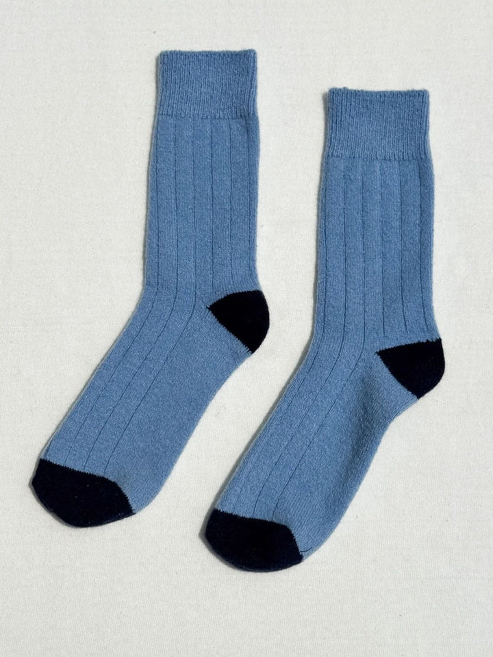 Le Bon Shoppe Classic Cashmere Socks - Bluebell | Twentyseven Toronto