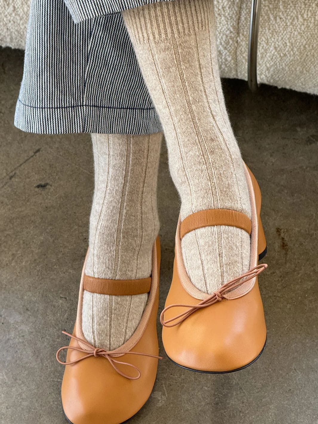 Le Bon Shoppe Classic Cashmere Socks - Fawn | Twentyseven Toronto