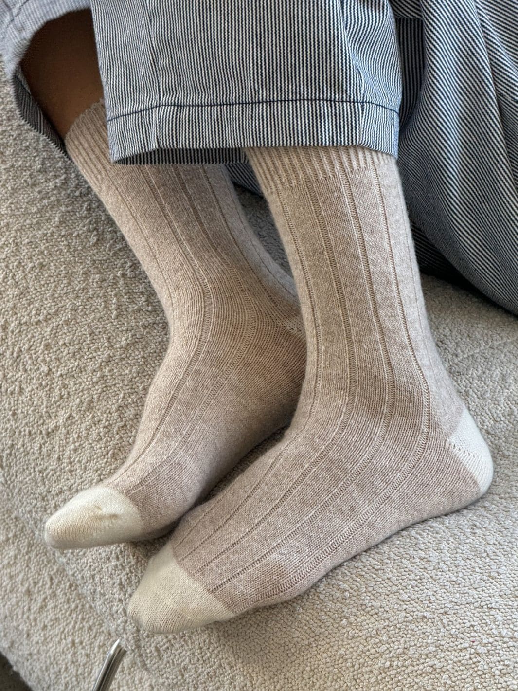 Le Bon Shoppe Classic Cashmere Socks - Fawn | Twentyseven Toronto