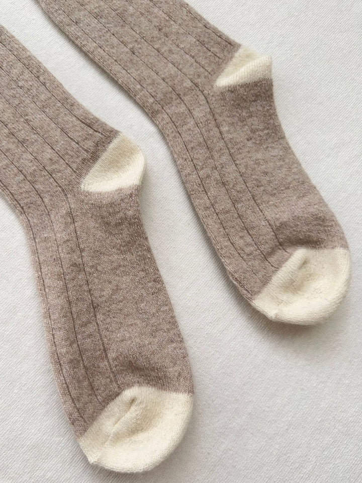 Le Bon Shoppe Classic Cashmere Socks - Fawn | Twentyseven Toronto