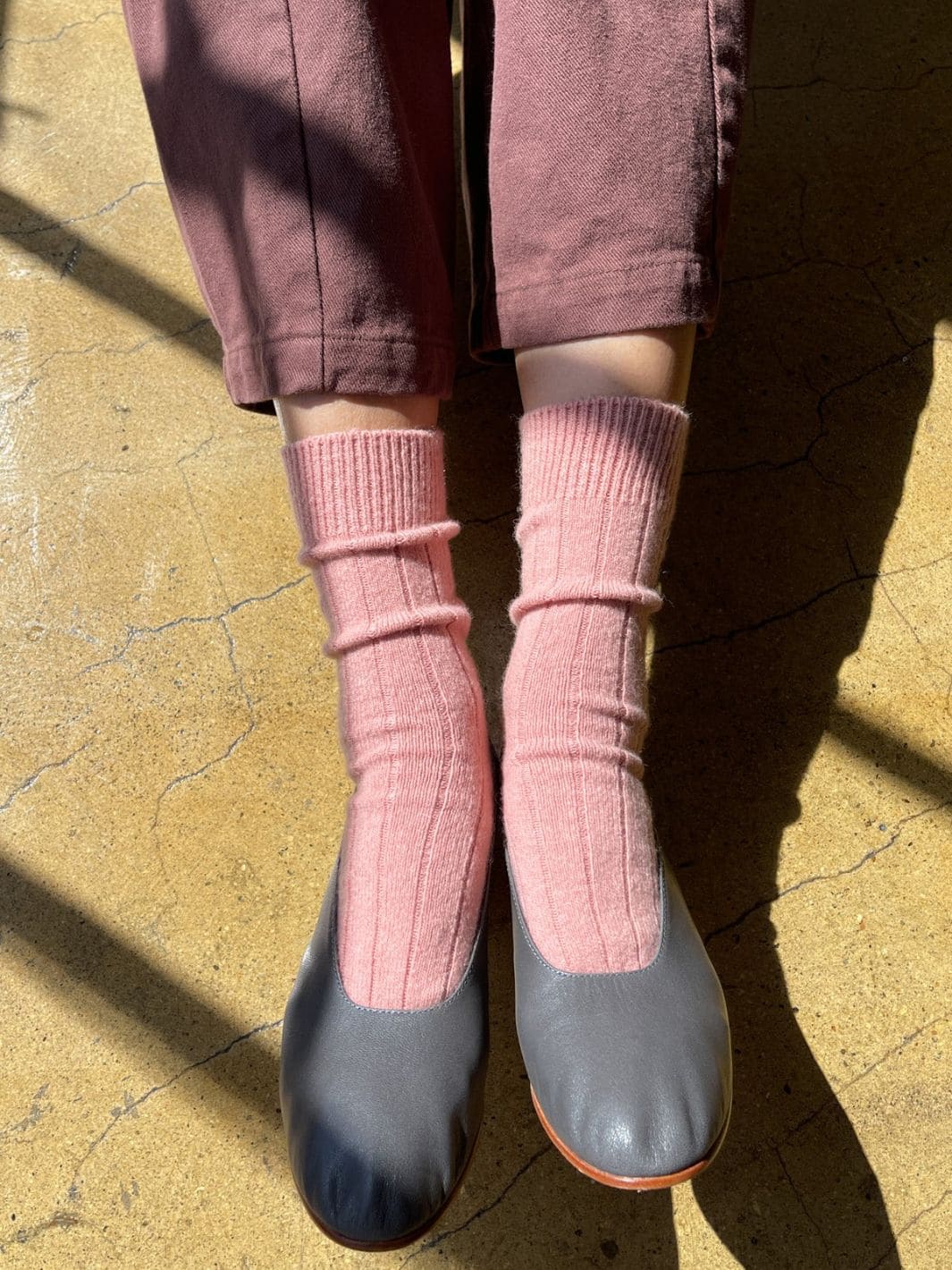 Le Bon Shoppe Classic Cashmere Socks - Rose Petal | Twentyseven Toronto