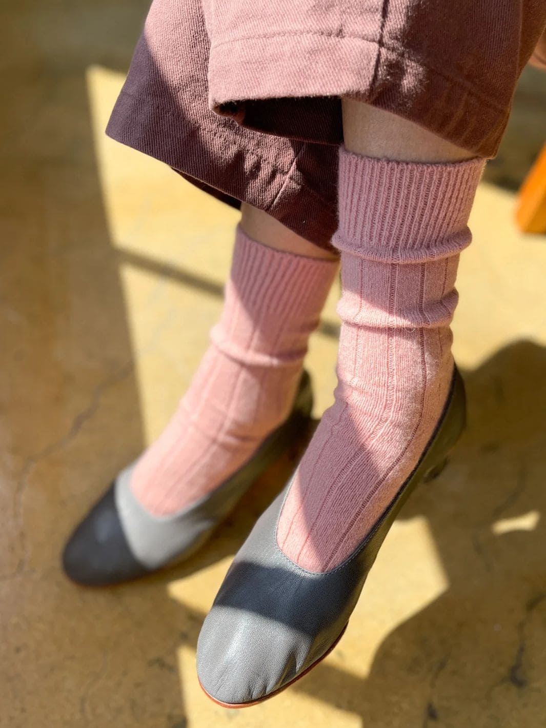 Le Bon Shoppe Classic Cashmere Socks - Rose Petal | Twentyseven Toronto