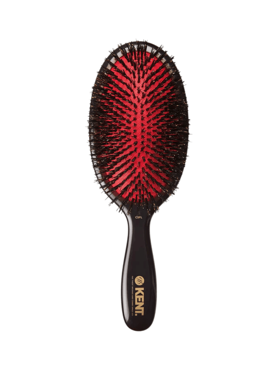 Kent Classic Shine Large Pure Black Bristle Hairbrush | Twentyseven Toronto