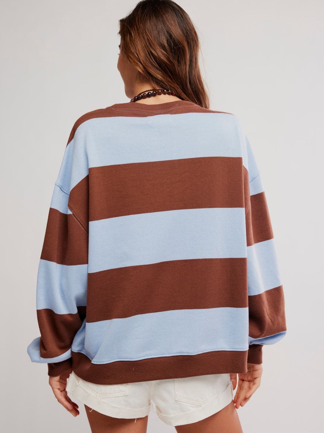 Free People Classic Stripe Crew Wide in Periwinkle Combo | Twentyseven Toronto