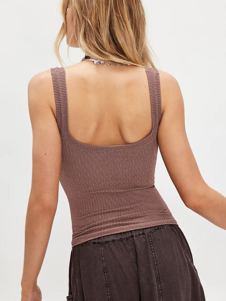 Free People Clean Slate Henley in Mink | Twentyseven Toronto