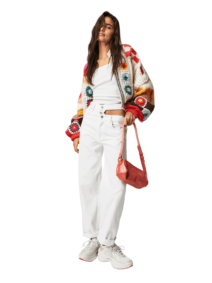 Free People Clear Skies Cardi in Cream Combo | Twentyseven Toronto
