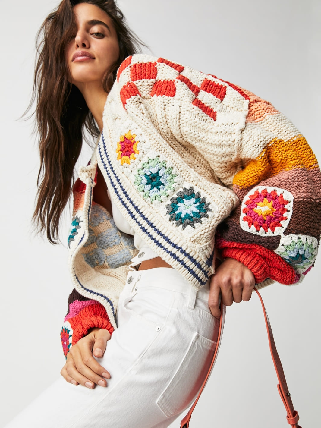 Free People Clear Skies Cardi in Cream Combo | Twentyseven Toronto